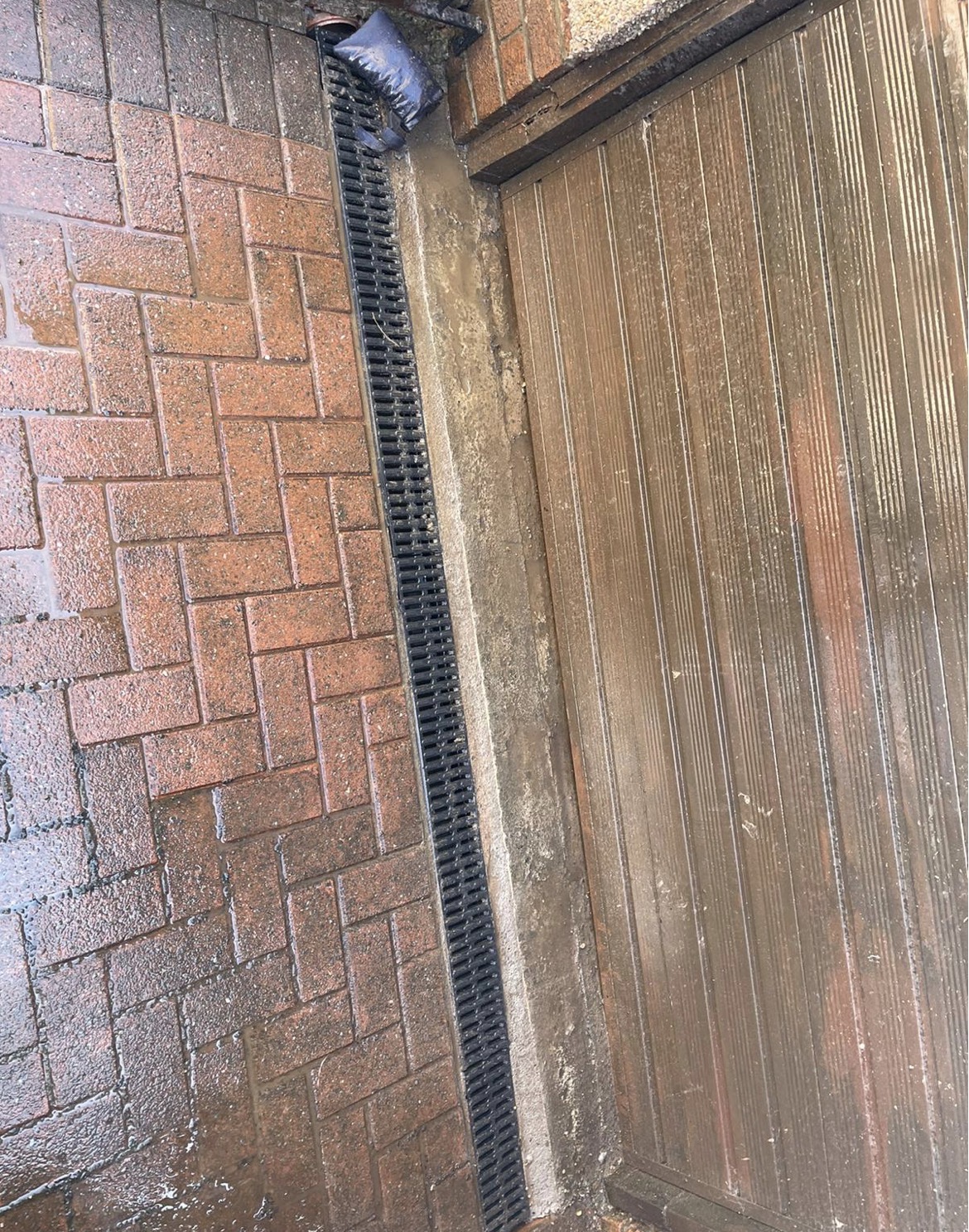 Emergency ACO Channel Drainage Repair - After installation