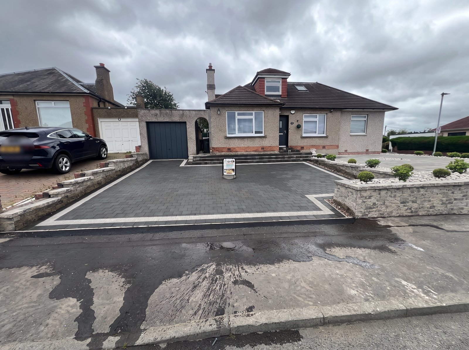 Craig Road Charcoal Shannon Driveway with Madison Paving - After installation